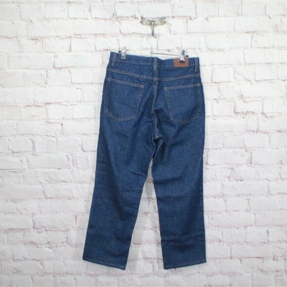 LL Bean Double L Jeans Classic Fit Straight Leg Dark Wash 31x29 - Picture 6 of 11